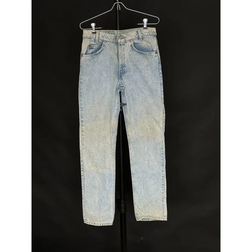 1980's Levi's Vintage Orange Tab Jean Student 30 X 32 Measure 28.5 X 30 USA Made